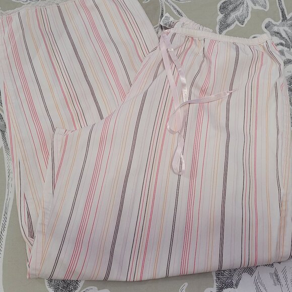 Vintage Calvin Klein Drawstring Waist 100% Cotton Pajama Bottoms Size Medium EUC - Picture 1 of 7